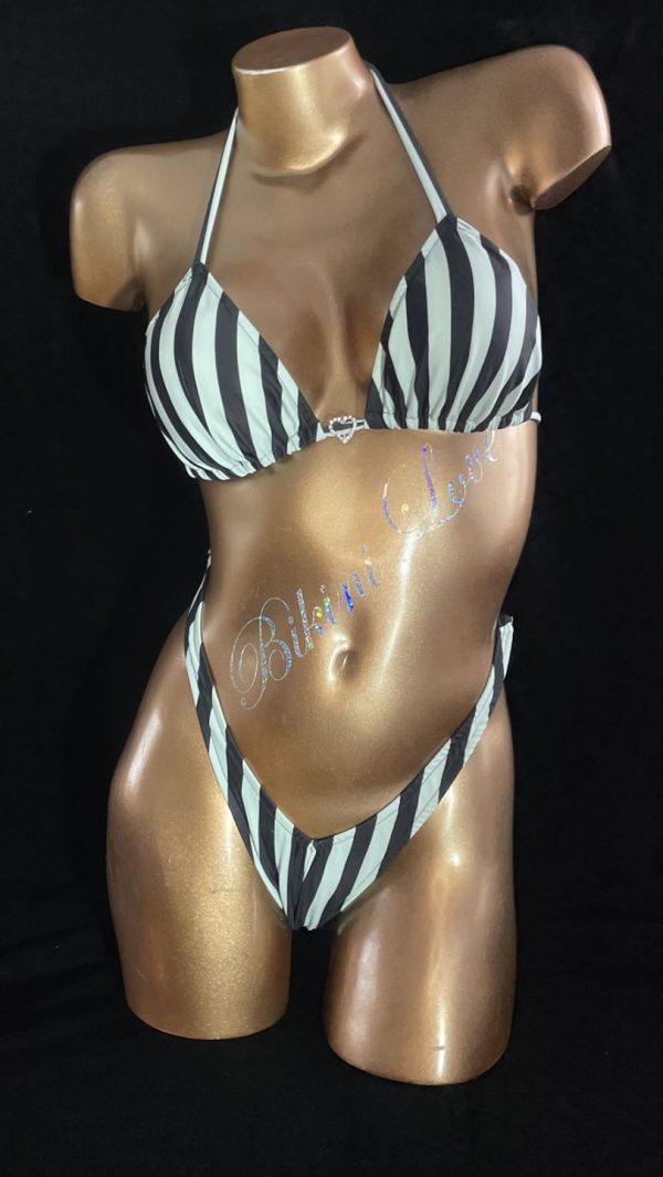 Black/white stripe Practise bikini