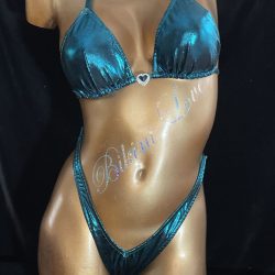 Dark blue shine Practise bikini