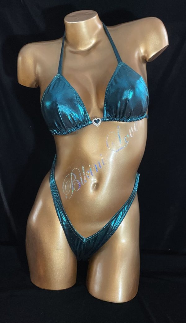 Dark blue shine Practise bikini