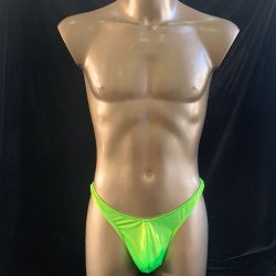 Lime foil posing trunks 29/30 Waist
