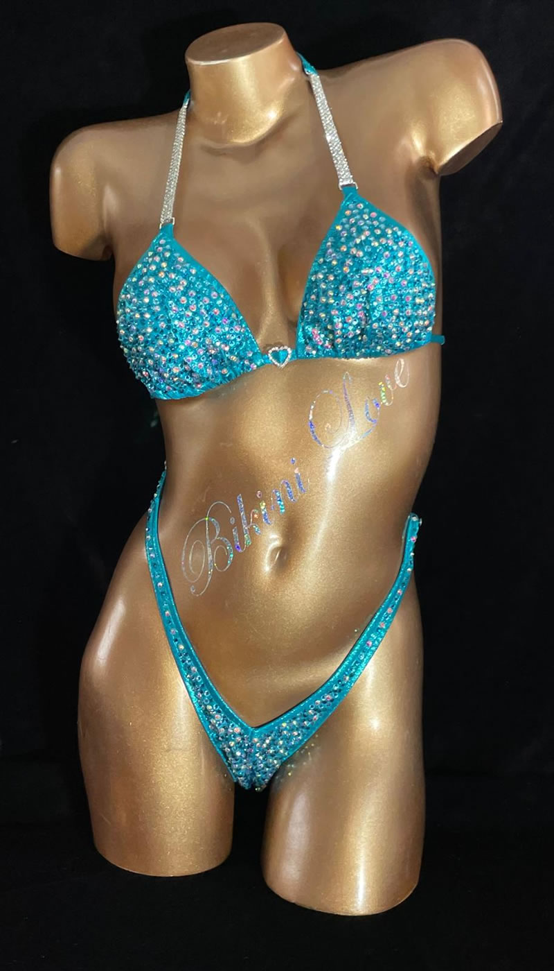 Teal Competition Bikini