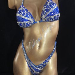 Pre loved Blue Competition Bikini