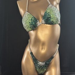 Green Competition Bikini