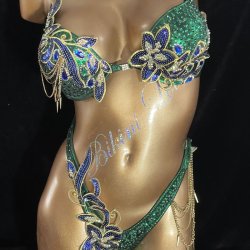 Green Competition Bikini