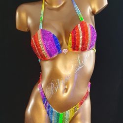 Rainbow Posing Bikini