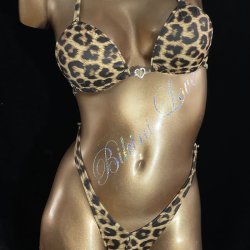 Cheeta print practise bikini