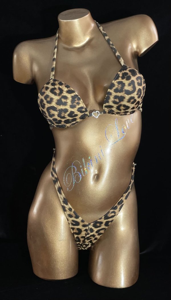 Cheeta print practise bikini